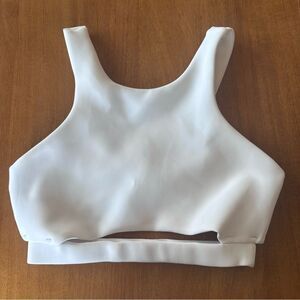 Cleo Harper White Coco Bralette Sports Bra Size XS